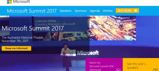 Microsoft Summit 2017!
