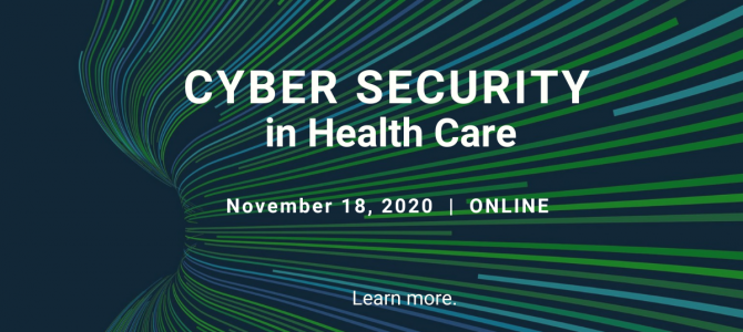 18 noiembrie / Cyber Security in Health Care