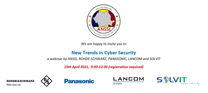 15 aprilie – un nou Seminar Tehnologic ANSSI: Rohde-Schwarz, Panasonic, Lancom si Solvit