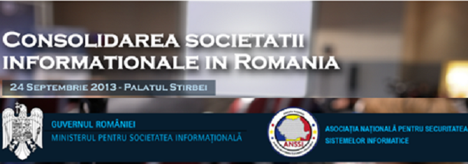 Consolidarea societatii informationale in Romania; cooperarea dintre sectorul public, mediul de afaceri si societatea civila