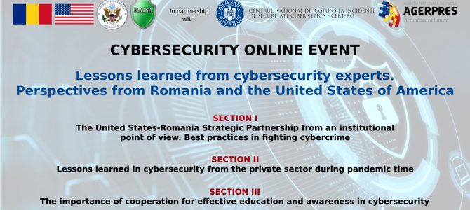 27 mai / Lessons learned from cybersecurity experts, perspectives from Romania and the United States