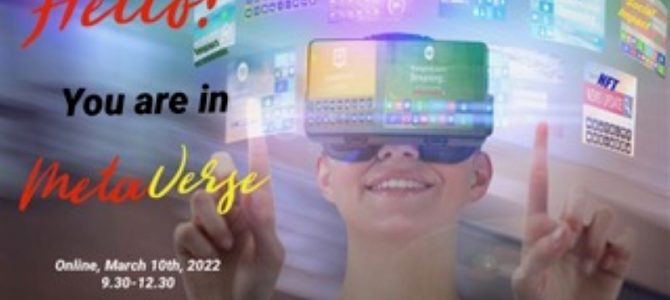 10 martie / The Future Reality: The Metaverse World, Evolution or Revolution?