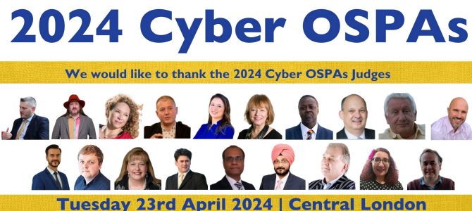 Nominalizarile pentru premiile Cyber OSPA 2024 continua pana pe 16 ianuarie; juriul va delibera iar castigatorii vor fi anuntati pe 23 aprilie, in cadrul Galei Big SASIG, organizate la Londra