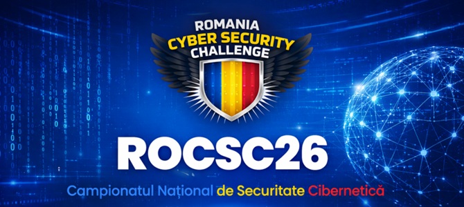 Incepe RoCSC 2026! Campionatul Naţional de Securitate Cibernetică este organizat de Serviciul Român de Informaţii (SRI), prin intermediul Centrul Național Cyberint, împreună cu Directoratul Național de Securitate Cibernetică (DNSC), Centrul Național de Coordonare în domeniul Securității Cinernetice (NCC RO), Asociaţia Naţională pentru Securitatea Sistemelor Informatice (ANSSI) și cu sprijinul partenerilor din mediul privat.